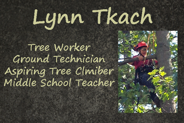 Trees Vermont Team Member Lynn Tkack Tree Worker